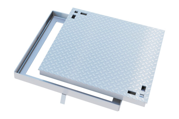 Tapas y registros galvanizados